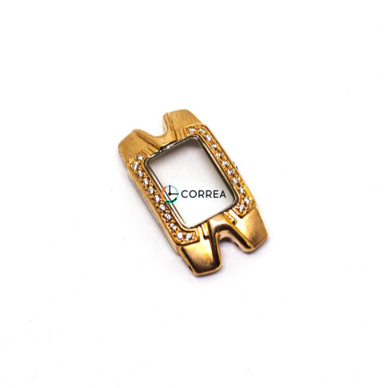 Корпус для годинника Romanson RM 0135 червоне золото з каменями KR-033 - 6